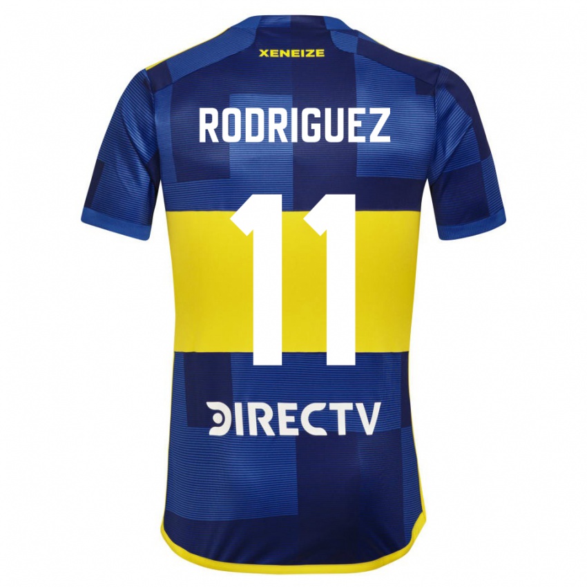 Homem Camisola Yamila Rodriguez #11 Azul Amarelo Principal 2024/25 Camisa