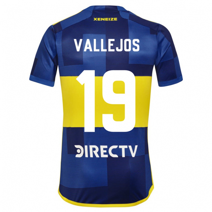 Homem Camisola Fabiana Vallejos #19 Azul Amarelo Principal 2024/25 Camisa