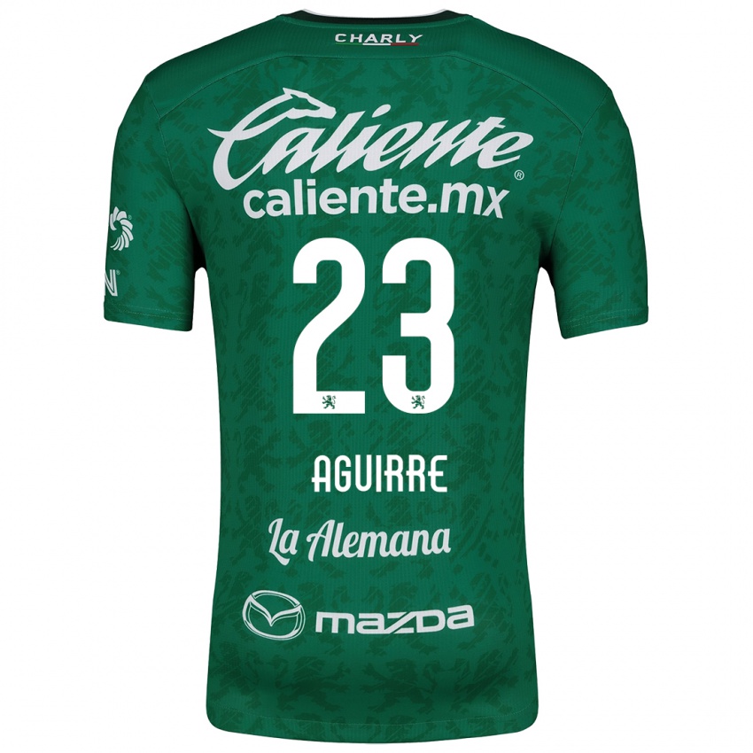 Homem Camisola Zoe Aguirre #23 Verde Branco Principal 2024/25 Camisa