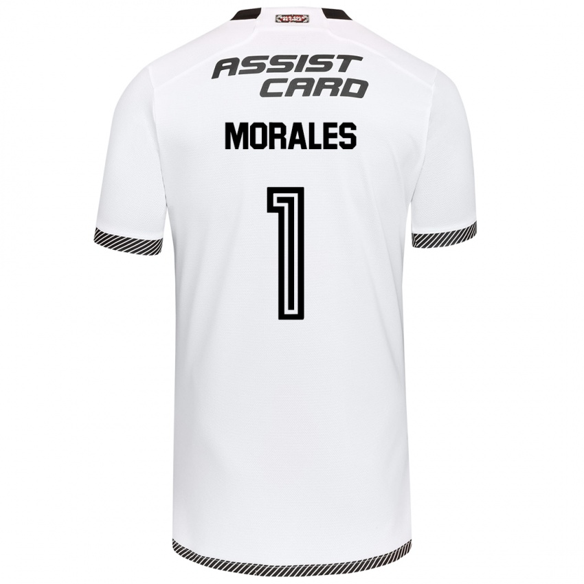 Homem Camisola Benjamin Morales #1 Branco Preto Principal 2024/25 Camisa