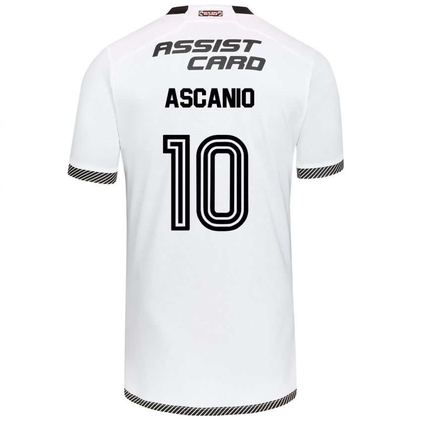 Homem Camisola Yusmery Ascanio #10 Branco Preto Principal 2024/25 Camisa