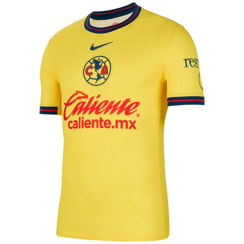 Homem Camisola Vladimir Cisneros #0 Amarelo Azul Principal 2024/25 Camisa