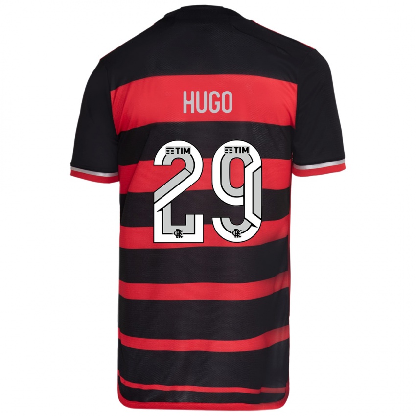 Homem Camisola Victor Hugo #29 Vermelho Preto Principal 2024/25 Camisa