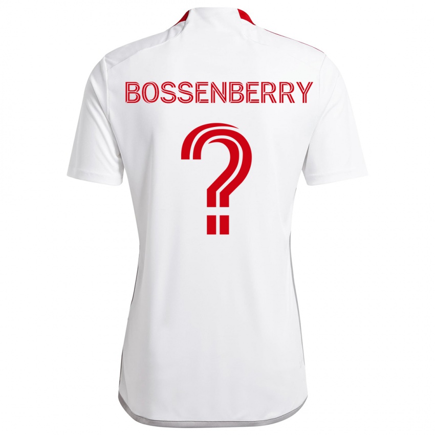 Homem Camisola Antone Bossenberry #0 Branco Vermelho Alternativa 2024/25 Camisa