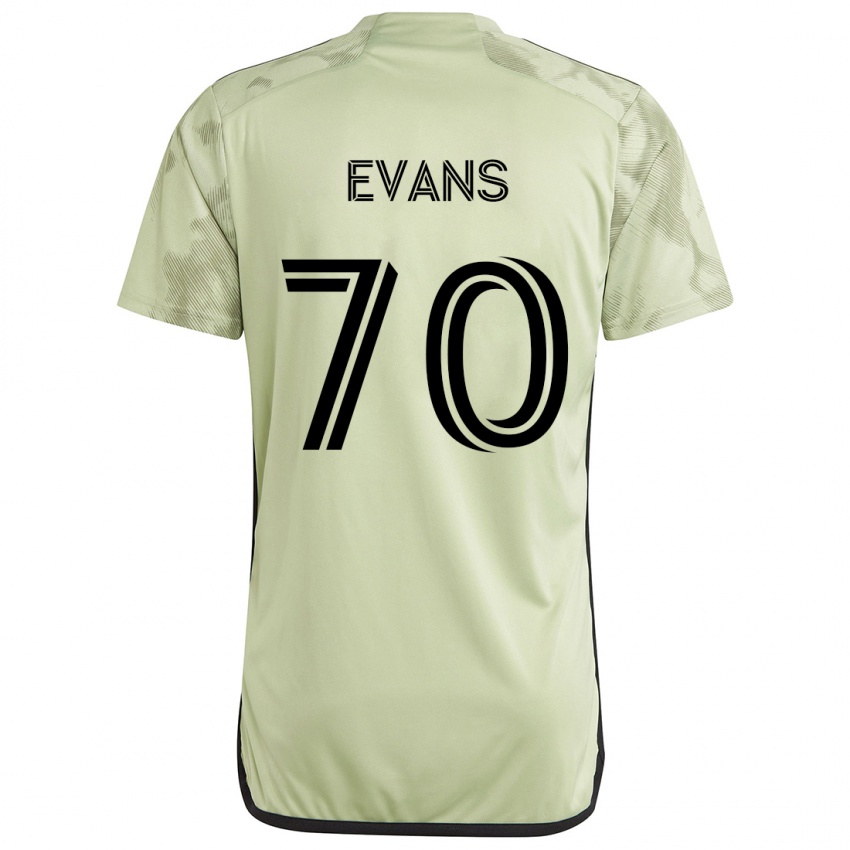 Homem Camisola Matthew Evans #70 Luz Verde Alternativa 2024/25 Camisa