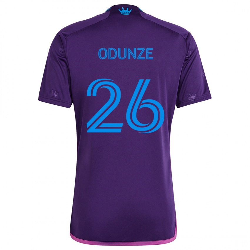 Homem Camisola Chituru Odunze #26 Roxo Azulado Alternativa 2024/25 Camisa