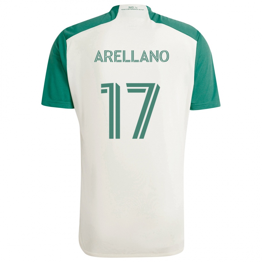 Homem Camisola Bryan Arellano #17 Cores Bronzeadas Verde Alternativa 2024/25 Camisa