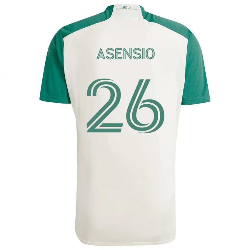 Homem Camisola Charlie Asensio #26 Cores Bronzeadas Verde Alternativa 2024/25 Camisa