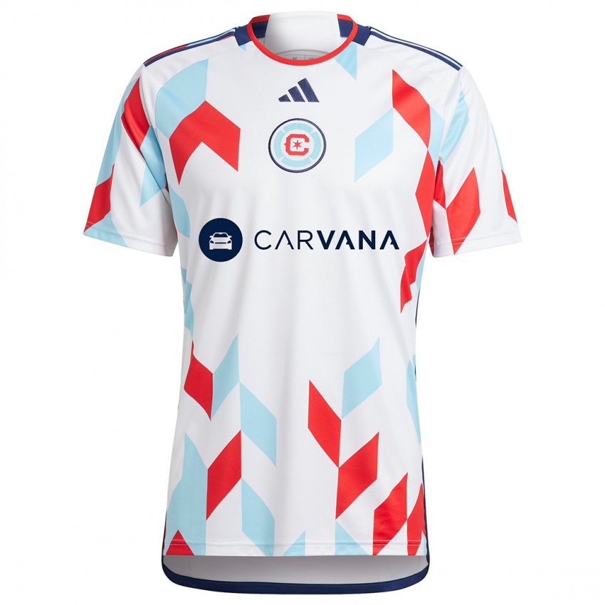 Homem Camisola Romain Blake #59 Branco Vermelho Azul Alternativa 2024/25 Camisa