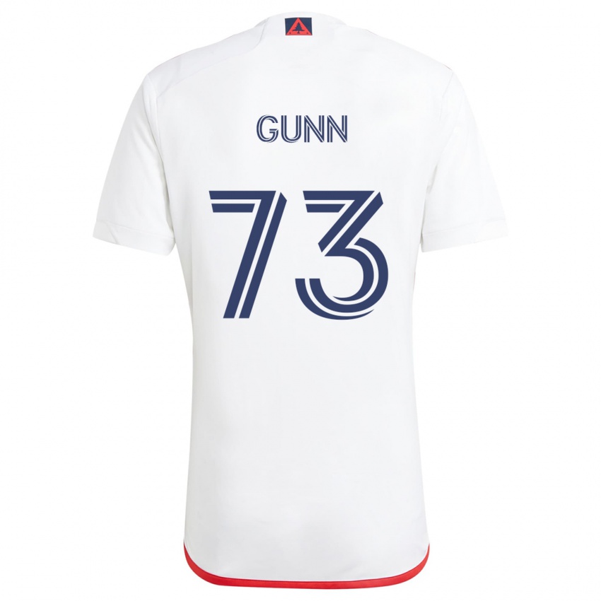 Homem Camisola Jd Gunn #73 Branco Vermelho Alternativa 2024/25 Camisa