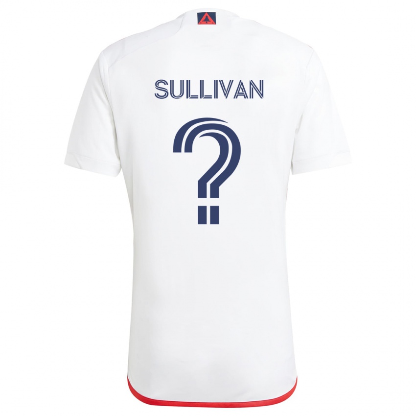 Homem Camisola Mason Sullivan #0 Branco Vermelho Alternativa 2024/25 Camisa