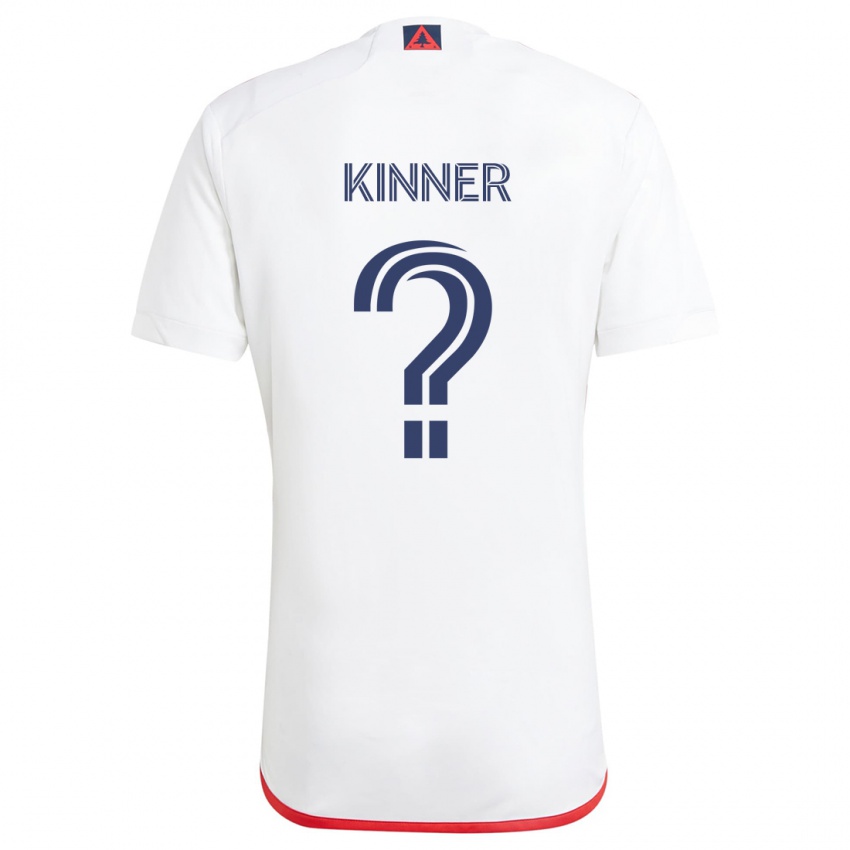 Homem Camisola Sage Kinner #0 Branco Vermelho Alternativa 2024/25 Camisa