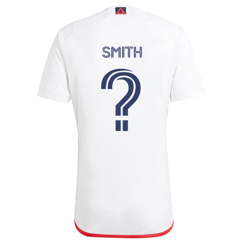 Homem Camisola Braedon Smith #0 Branco Vermelho Alternativa 2024/25 Camisa