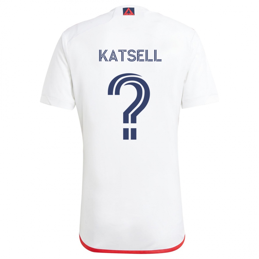 Homem Camisola Levi Katsell #0 Branco Vermelho Alternativa 2024/25 Camisa