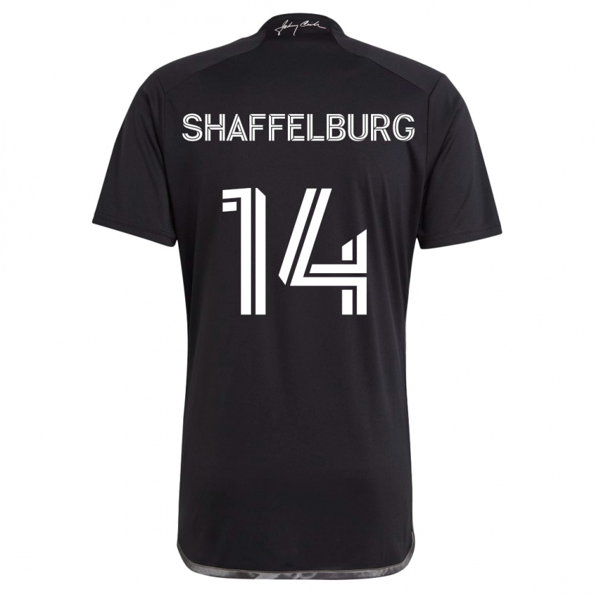 Homem Camisola Jacob Shaffelburg #14 Preto Alternativa 2024/25 Camisa