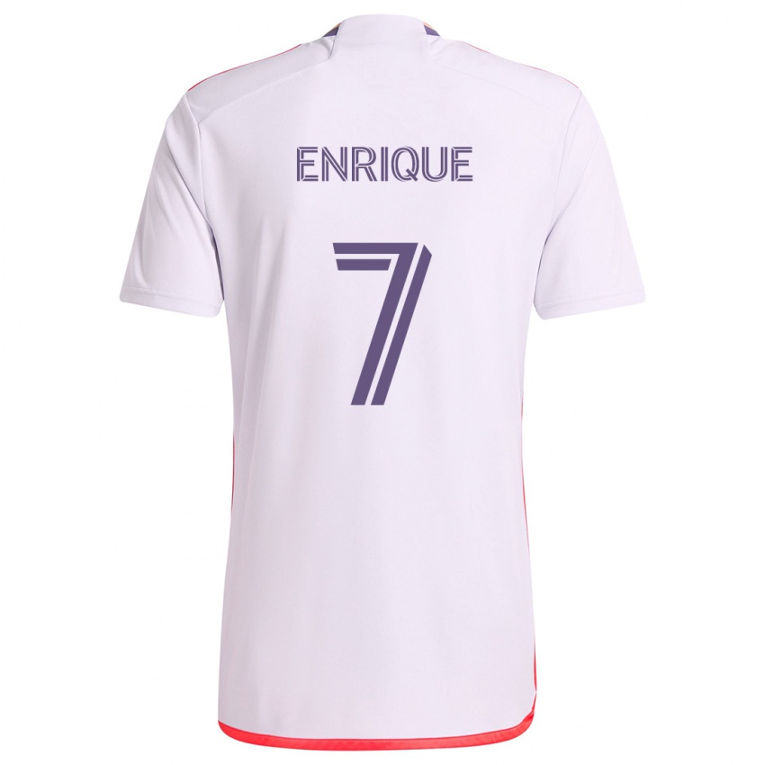 Homem Camisola Ramiro Enrique #7 Branco Vermelho Roxo Alternativa 2024/25 Camisa