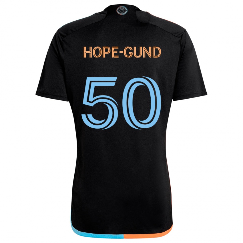 Homem Camisola Kofi Hope-Gund #50 Preto Laranja Azul Alternativa 2024/25 Camisa