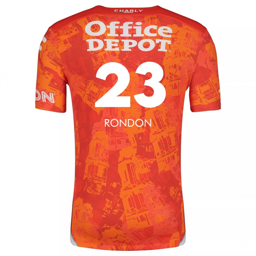 Homem Camisola Salomón Rondón #23 Laranja Branco Alternativa 2024/25 Camisa