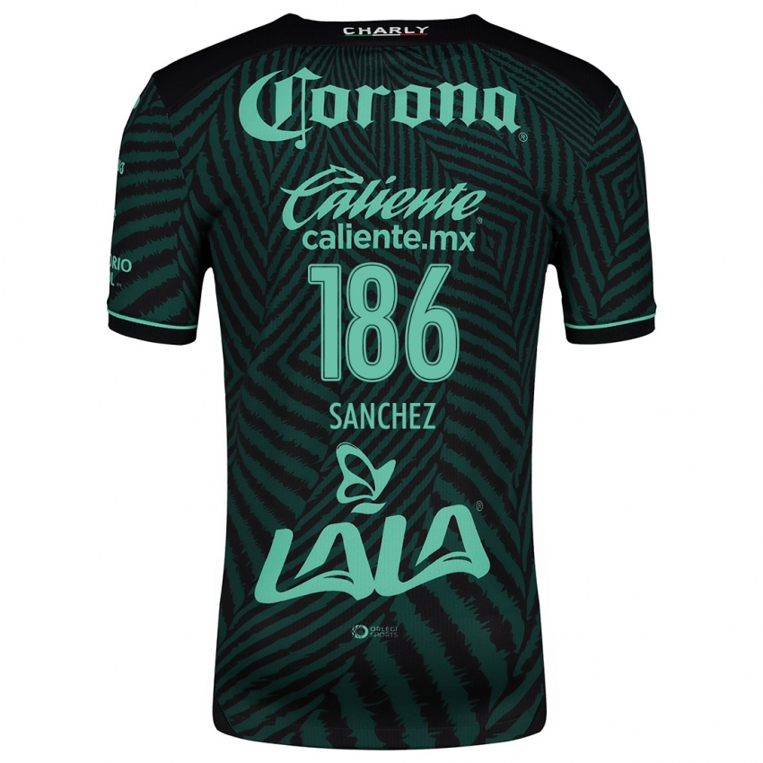 Homem Camisola David Sánchez #186 Preto Verde Alternativa 2024/25 Camisa