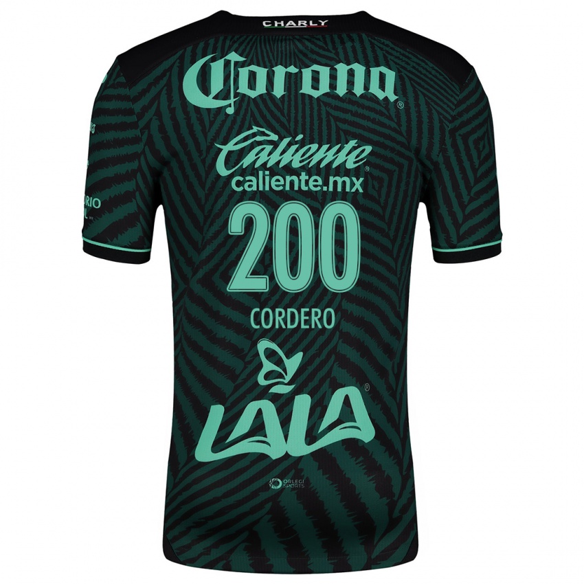 Homem Camisola Mario Cordero #200 Preto Verde Alternativa 2024/25 Camisa