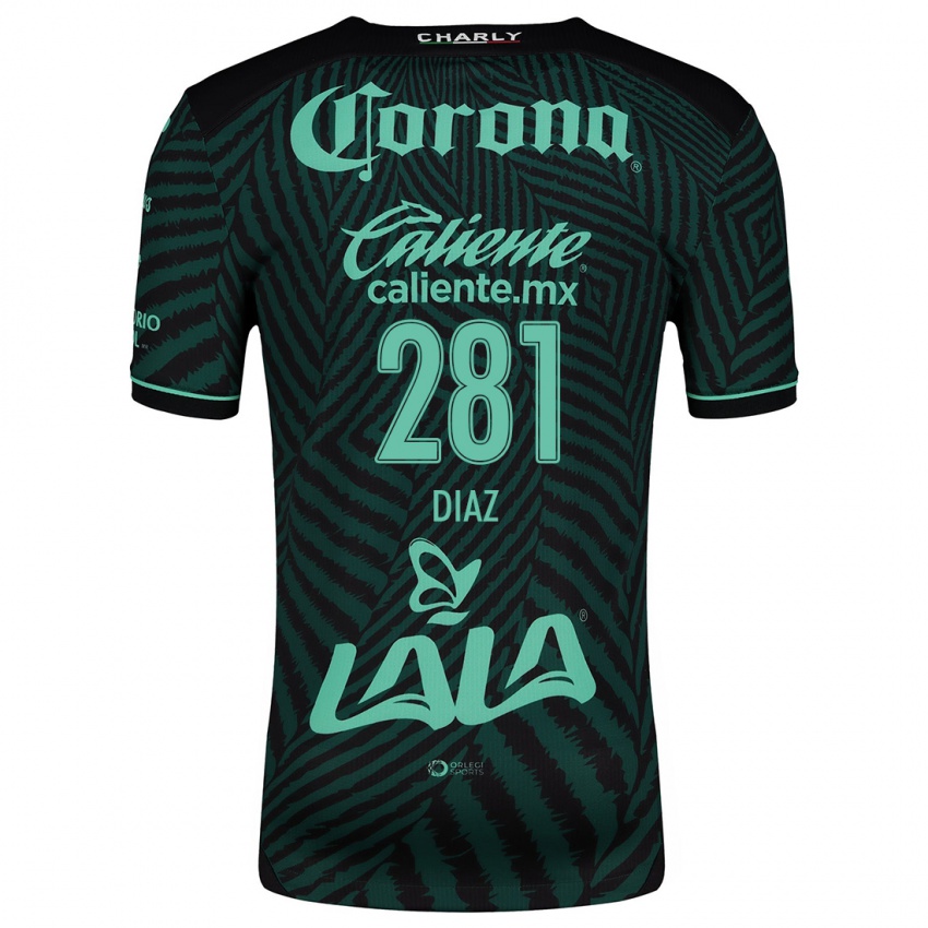 Homem Camisola Didier Díaz #281 Preto Verde Alternativa 2024/25 Camisa