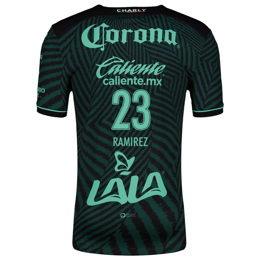 Homem Camisola Alexxandra Ramirez #23 Preto Verde Alternativa 2024/25 Camisa