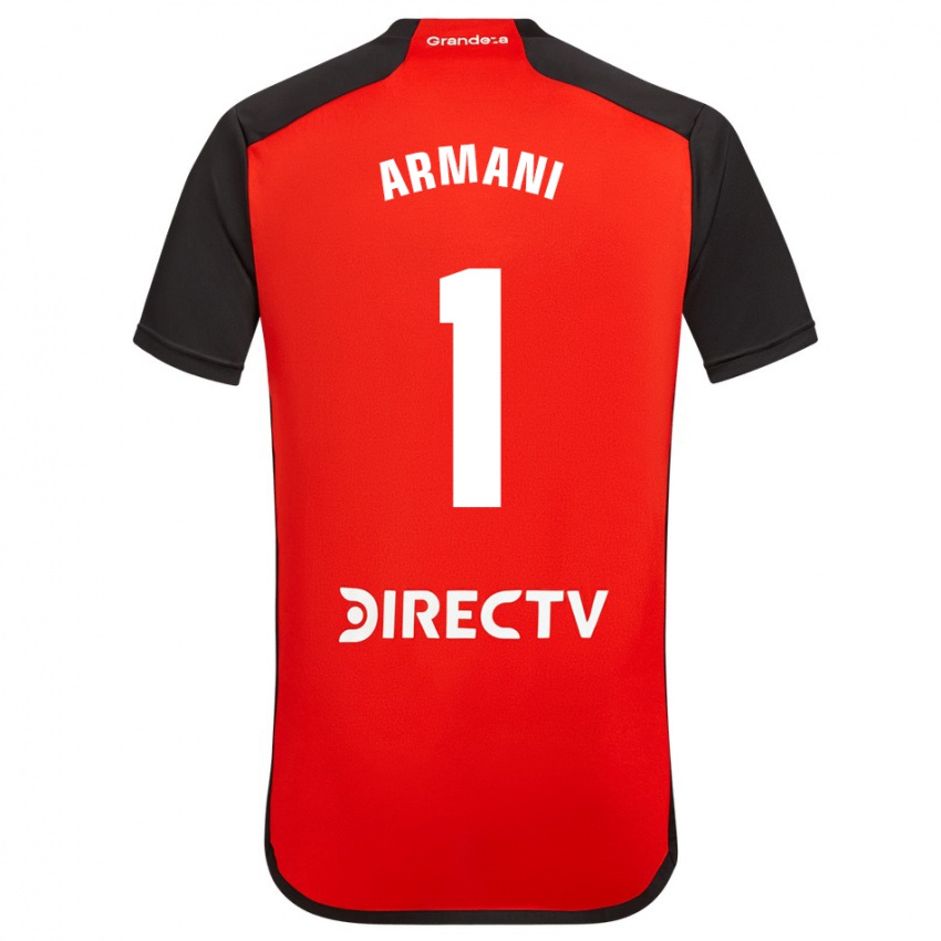 Homem Camisola Franco Armani #1 Vermelho Preto Branco Alternativa 2024/25 Camisa