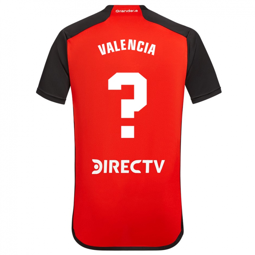 Homem Camisola Oswaldo Valencia #0 Vermelho Preto Branco Alternativa 2024/25 Camisa