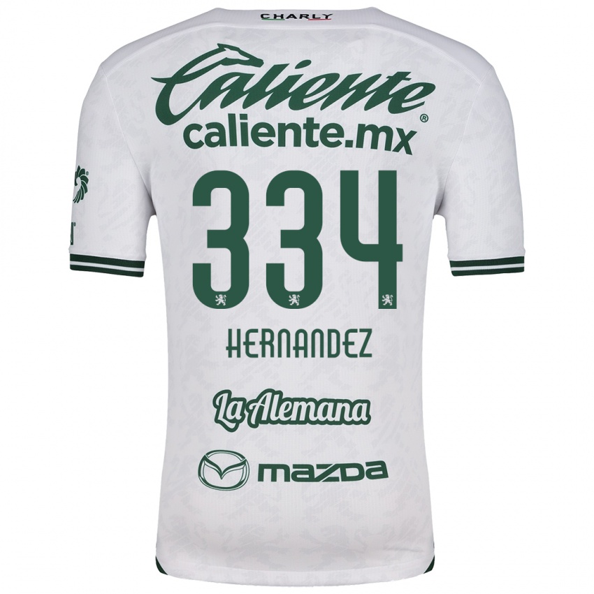 Homem Camisola Alan Hernández #334 Branco Verde Alternativa 2024/25 Camisa