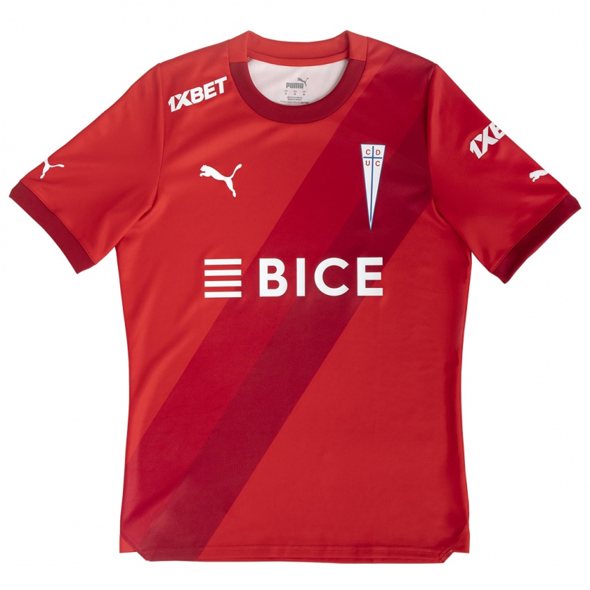 Homem Camisola Nicolas Castillo #30 Vermelho Branco Alternativa 2024/25 Camisa