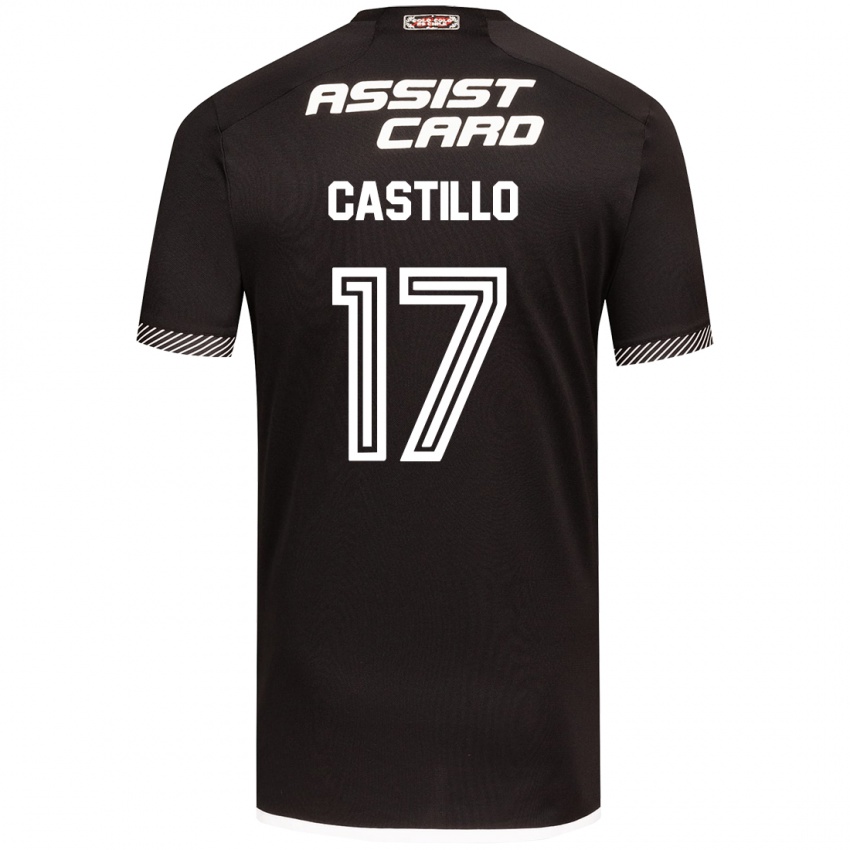 Homem Camisola Fabián Castillo #17 Preto Branco Alternativa 2024/25 Camisa