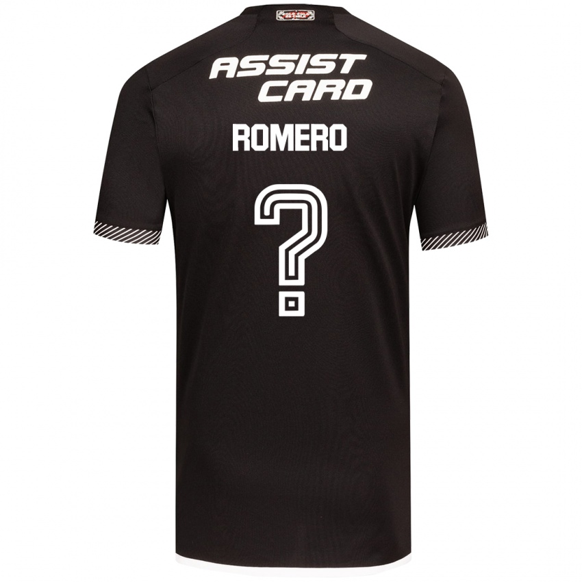 Homem Camisola Enzo Romero #0 Preto Branco Alternativa 2024/25 Camisa