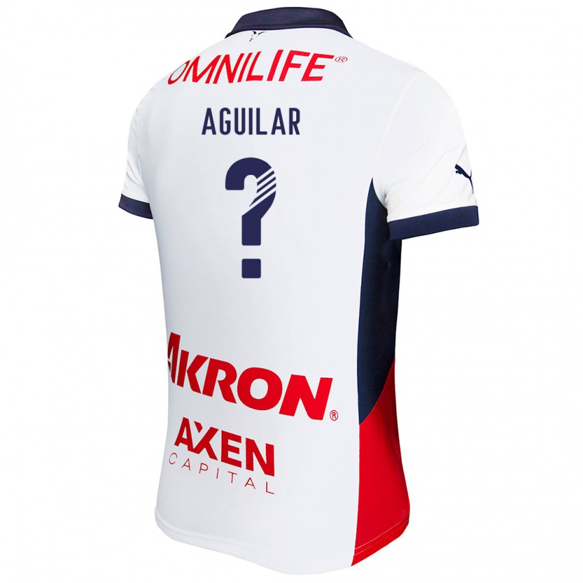 Homem Camisola Alexander Aguilar #0 Branco Vermelho Azul Alternativa 2024/25 Camisa