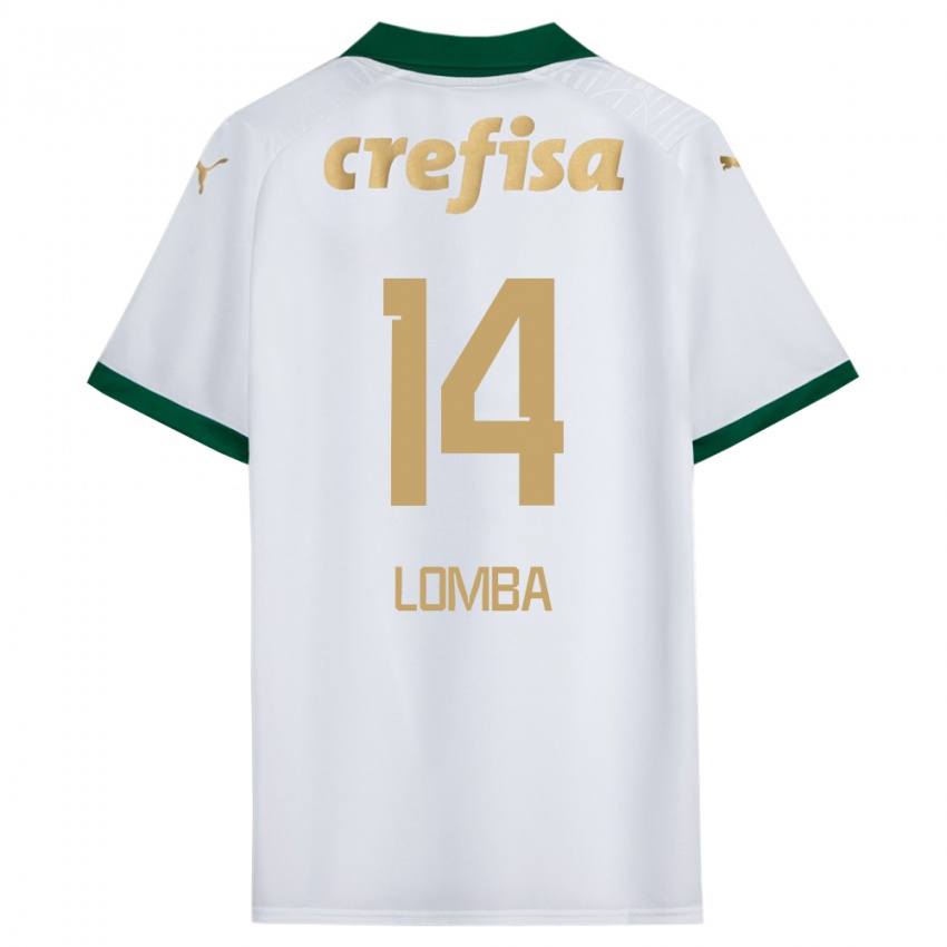 Homem Camisola Marcelo Lomba #14 Branco Verde Alternativa 2024/25 Camisa