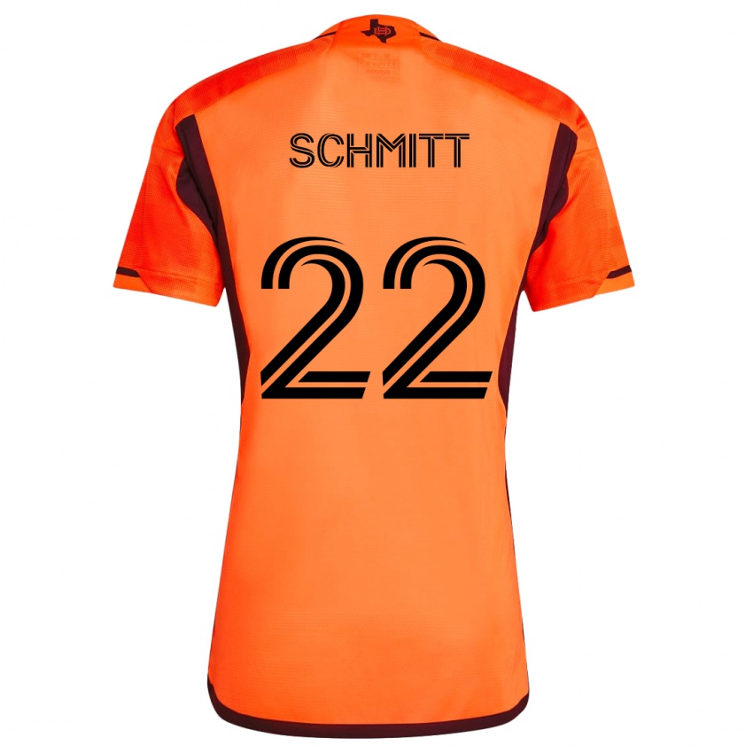 Mulher Camisola Tate Schmitt #22 Laranja Preto Principal 2024/25 Camisa