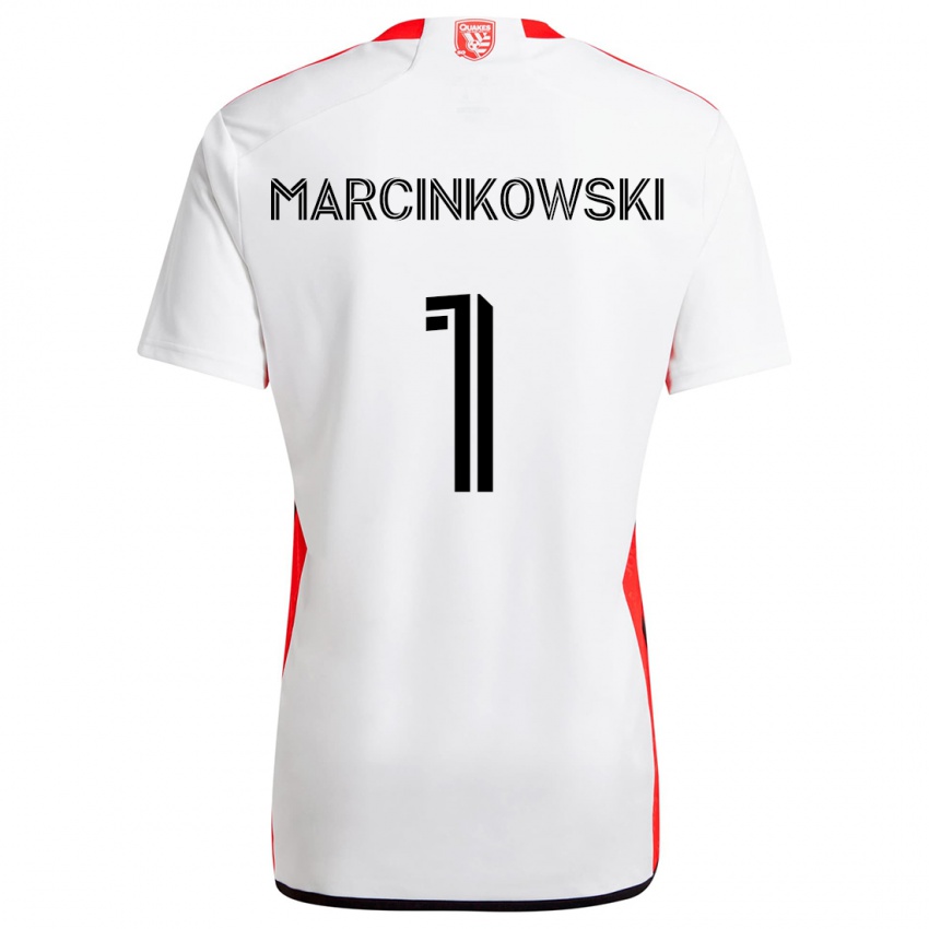 Mulher Camisola Jt Marcinkowski #1 Branco Vermelho Alternativa 2024/25 Camisa