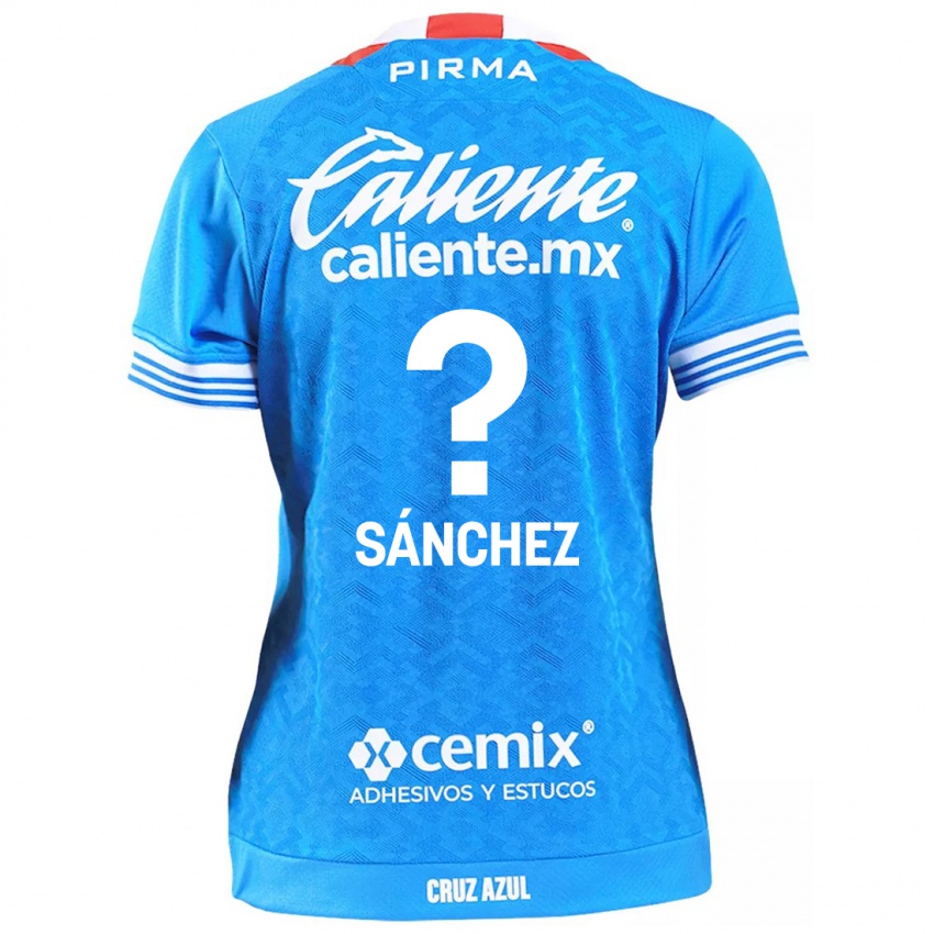 Criança Camisola Jorge Sanchez #0 Céu Azul Principal 2024/25 Camisa