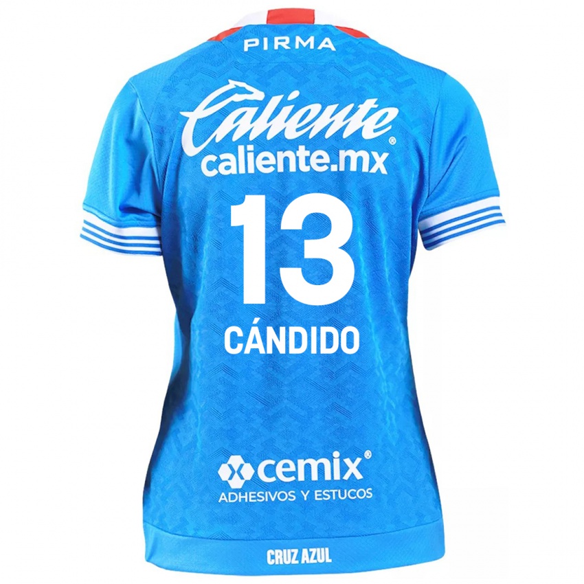 Criança Camisola Camilo Cándido #13 Céu Azul Principal 2024/25 Camisa