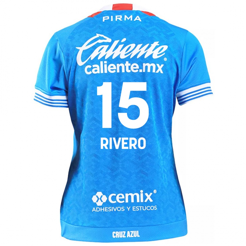 Criança Camisola Ignacio Rivero #15 Céu Azul Principal 2024/25 Camisa