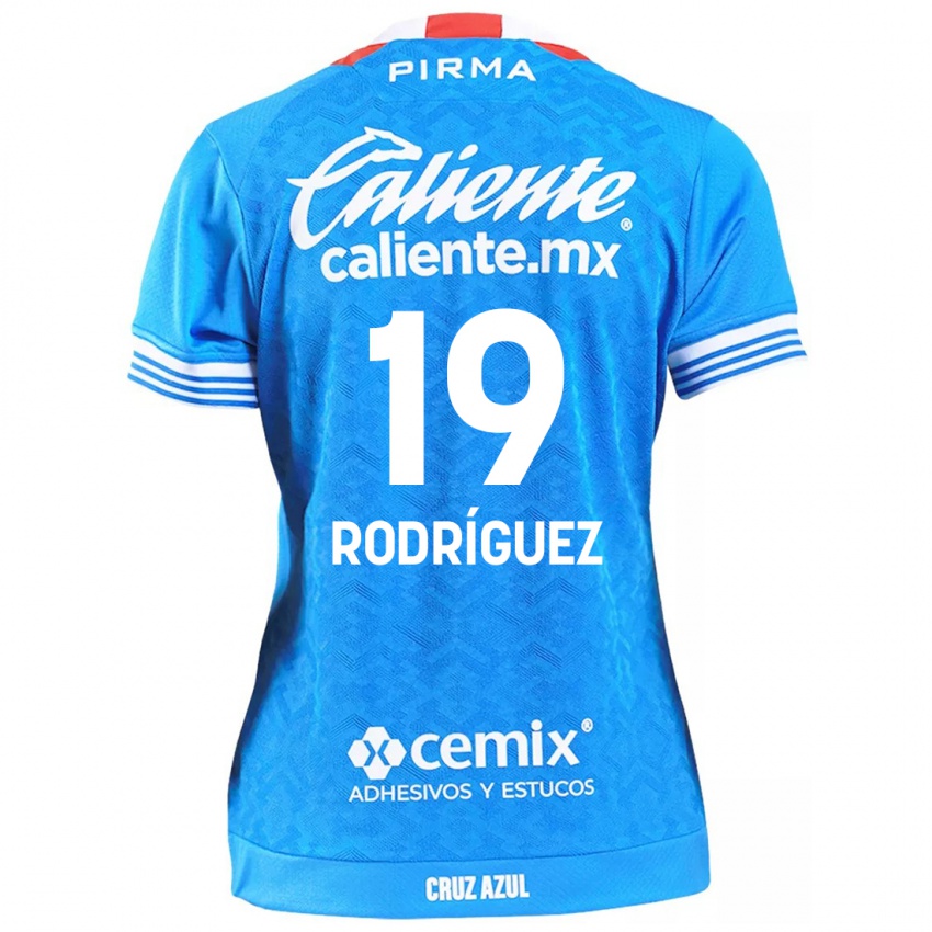 Criança Camisola Carlos Rodríguez #19 Céu Azul Principal 2024/25 Camisa