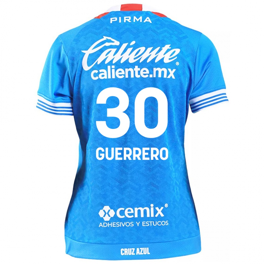 Criança Camisola Rafael Guerrero #30 Céu Azul Principal 2024/25 Camisa