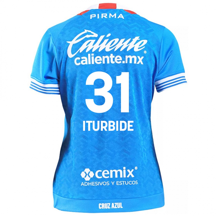 Criança Camisola Luis Iturbide #31 Céu Azul Principal 2024/25 Camisa