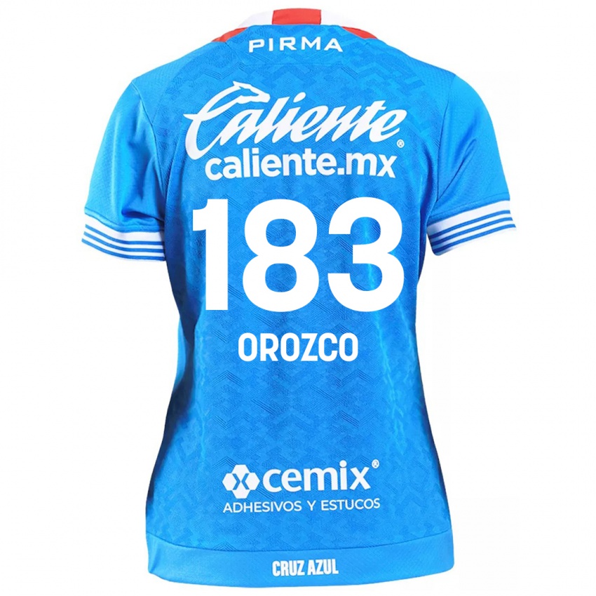 Criança Camisola Fabrizzio Orozco #183 Céu Azul Principal 2024/25 Camisa