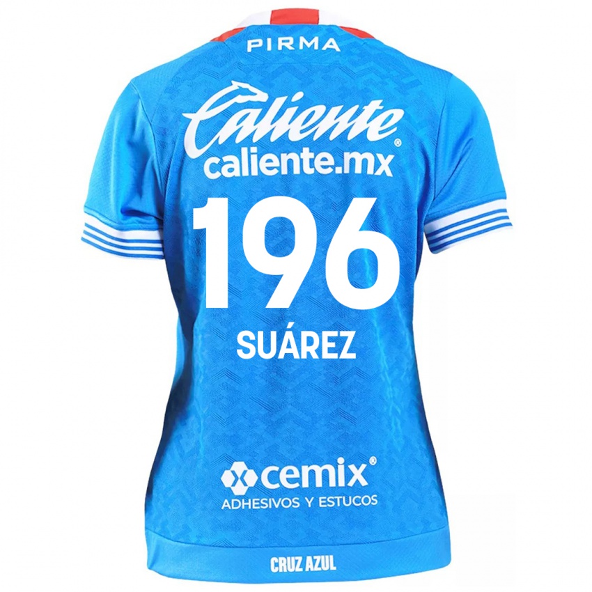 Criança Camisola Javier Suárez #196 Céu Azul Principal 2024/25 Camisa