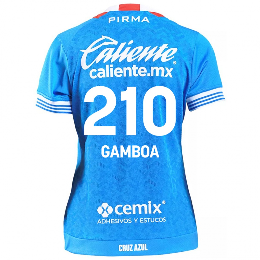 Criança Camisola Bryan Gamboa #210 Céu Azul Principal 2024/25 Camisa