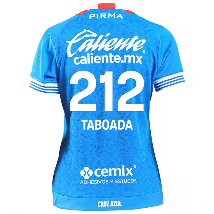 Criança Camisola Víctor Taboada #212 Céu Azul Principal 2024/25 Camisa