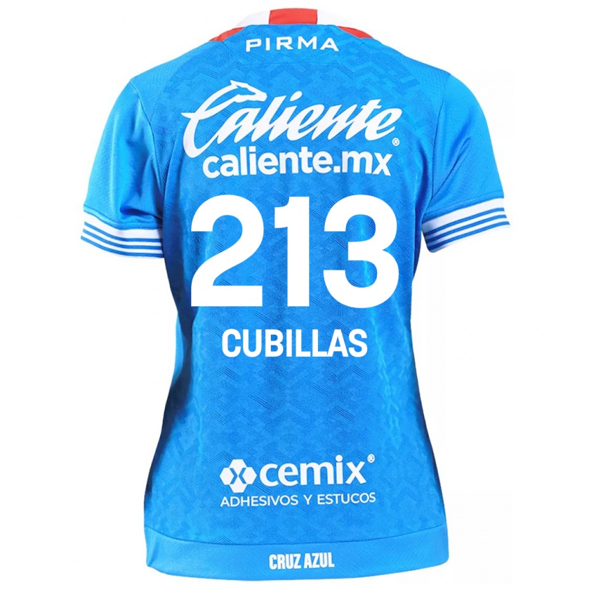 Criança Camisola Andre Cubillas #213 Céu Azul Principal 2024/25 Camisa