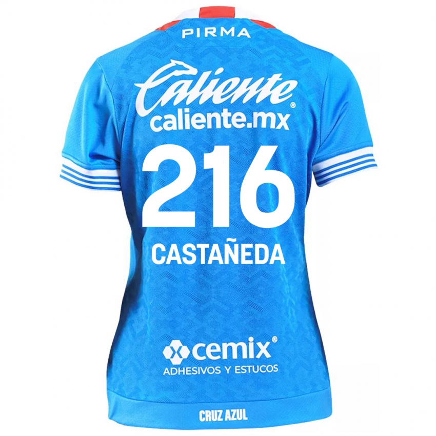 Criança Camisola Ian Castañeda #216 Céu Azul Principal 2024/25 Camisa