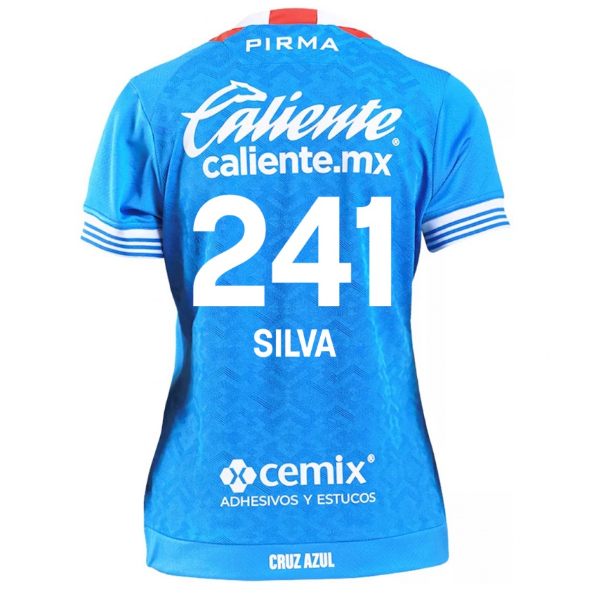 Criança Camisola Iván Silva #241 Céu Azul Principal 2024/25 Camisa