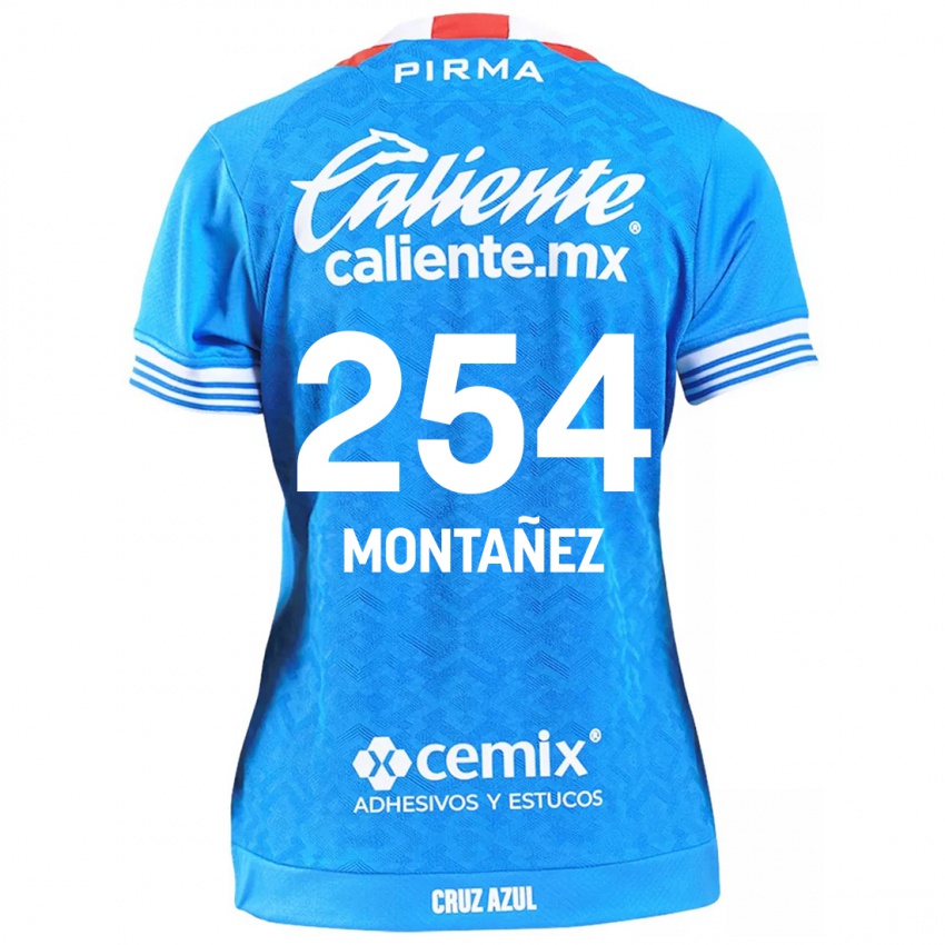 Criança Camisola Humberto Montañez #254 Céu Azul Principal 2024/25 Camisa